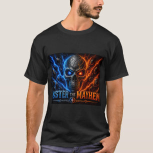 Beheers de Master the Mayhem Skull – Fire vs Ice E T-shirt