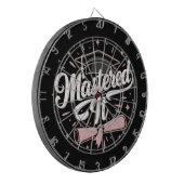 Beheerst Het Afgestudeerd Master MBA Afstuderen Dartbord (Voorkant Links)
