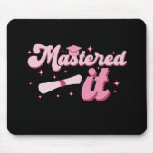 Beheerst Het Afgestudeerd Master MBA Afstuderen Muismat (Voorkant)