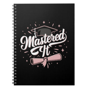 Beheerst Het Afgestudeerd Master MBA Afstuderen Notitieboek