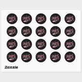 Beheerst Het Afgestudeerd Master MBA Afstuderen Ronde Sticker (Vel)