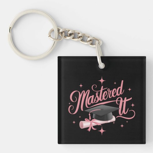 Beheerst Het Afgestudeerd Master MBA Afstuderen Sleutelhanger (Voorkant)