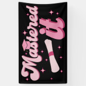Beheerst Het Afgestudeerd Master MBA Afstuderen Spandoek (Verticaal)