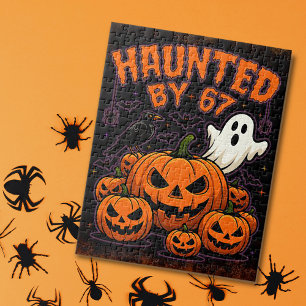 Behekst door 67 Grappige Geest En Pompoen Hallowee Legpuzzel