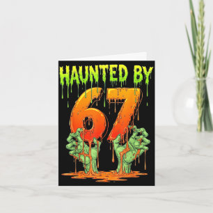 Behekst door 67 grappige halloween griezelige seiz kaart