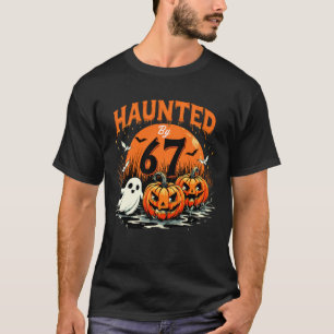 Behekst door 67 grappige spook- en pompoen Hallowe T-shirt