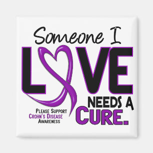 BEHOEFTE AAN EEN CURE 2 CROHN'S ZIEKTE T-Shirts & Magneet