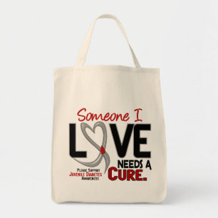 BEHOEFTE AAN EEN CURE 2 JUVENILE DIABETES T-Shirts Tote Bag