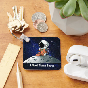 Behoefte aan ruimte, astronaut, ruimtevaarder, op sleutelhanger