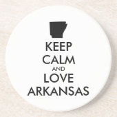 BEHOEFTE CALM EN LOVE ARKANSAS ZANDSTEEN ONDERZETTER (Voorkant)