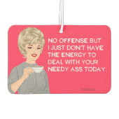 Behoefte!... grappig luchtverfrisser (Achterkant)