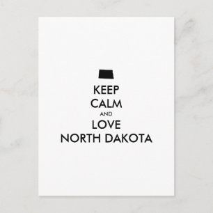 BEHOEFTE KALM EN VERLIES NOORD-DAKOTA BRIEFKAART