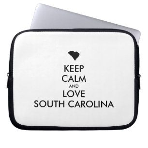 BEHOEFTE KALM EN VERLIES ZUIDCAROLINA LAPTOP SLEEVE