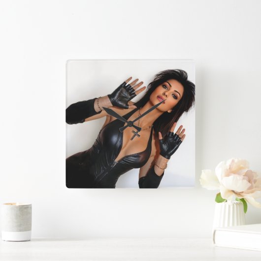 Behold clock vierkante klok (Huis)