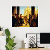 Behold het Man van Antonio Ciseri Poster (Thuiskantoor)