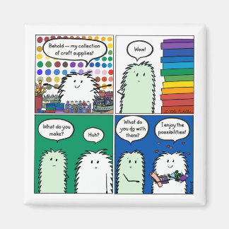 Behold — Mijn Collectie van Craft Supplies Magnet Magneet