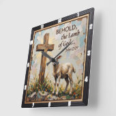 Behold The Lamb: Eternal Message Vierkante Klok (Hoek)