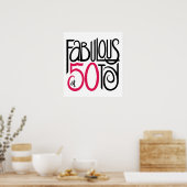 Behoorlijk bij 50 Poster (Keuken)