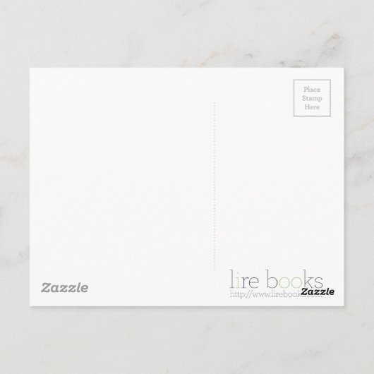 behoort tot Alice: De visrondje Briefkaart (Achterkant)