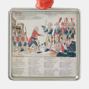 behoort tot de vreugde voor de vrede metalen ornament