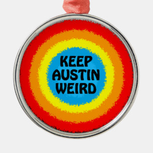 Behoud Austin Texas Weird KerstTree Ornament