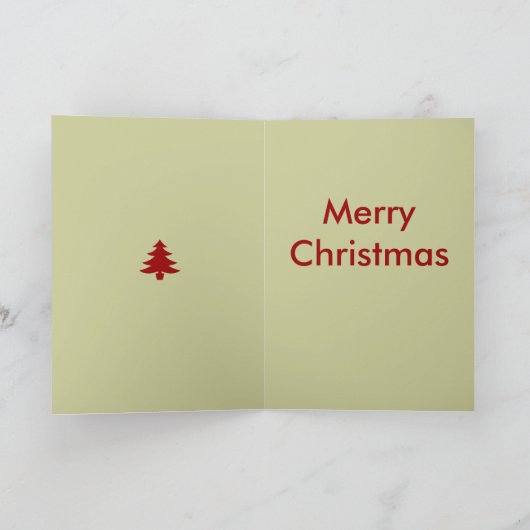 BEHOUD CALM EN BLIJF JOLLY FEESTDAGEN KAART (Binnen)