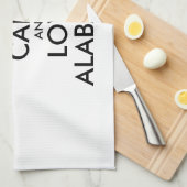 BEHOUD CALM EN VERLIES ALABAMA THEEDOEK (Quarter Fold)