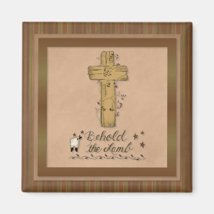 Behoud de Christelijke Fridge Magnet van de Lamb Magneet