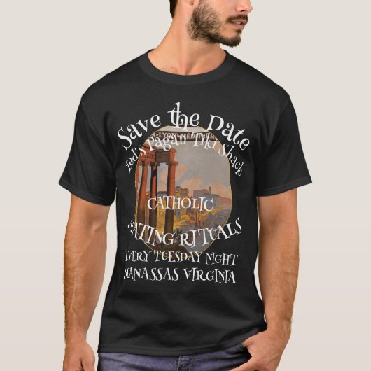 BEHOUD DEZE DATUM PRESBYTERIAANSE PAAR-RITUELEN DI T-SHIRT (Voorkant)