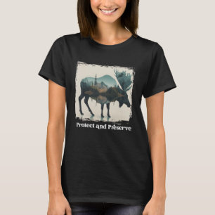 Behoud en bescherming van nationaal park elulk t-shirt