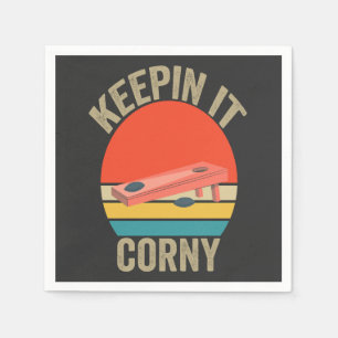 Behoud het Corny Funny Conrhole Verdrietig  Servet