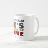 "BEHOUD HET IS MIJN KOFFIETIJD" Koffie voor aangep Koffiemok (Voorkant rechts)