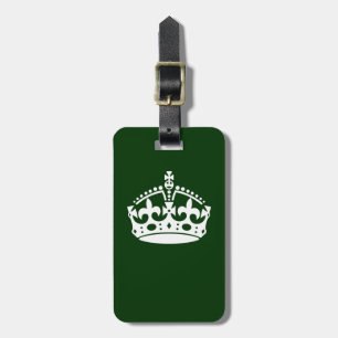 BEHOUD HET KROEIENsymbool VAN DE KALM OP Groen Dec Bagagelabel