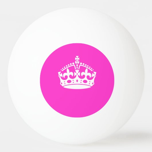 BEHOUD HET KROEIKLANT KROEIKIONSCIJFER op Roze Pas Pingpongballen (Voorkant)