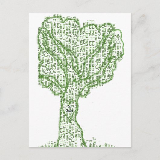 BEHOUD IT SCHOON BRIEFKAART (Voorkant)