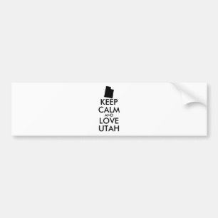  BEHOUD KALK EN VERLIES UTAH BUMPERSTICKER