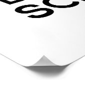 BEHOUD KALM EN GELOOF WETENSCHAP POSTER (Hoek)