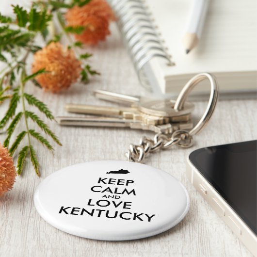 BEHOUD KALM EN HOUD KENTUCKY SLEUTELHANGER (Zijkant)