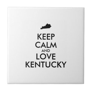BEHOUD KALM EN HOUD KENTUCKY TEGELTJE