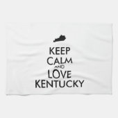 BEHOUD KALM EN HOUD KENTUCKY THEEDOEK (Horizontaal)