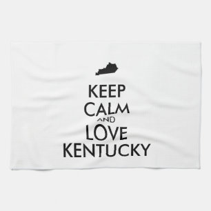 BEHOUD KALM EN HOUD KENTUCKY THEEDOEK