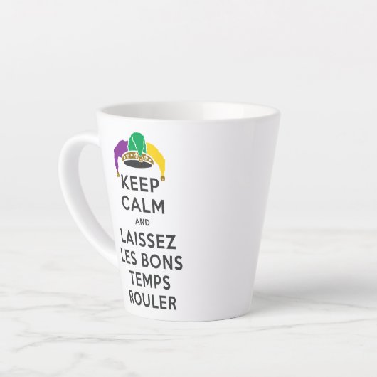 BEHOUD KALM EN LAISSEZ LES BONS TEMPS ROULER LATTE MOK (Linkerhoek)