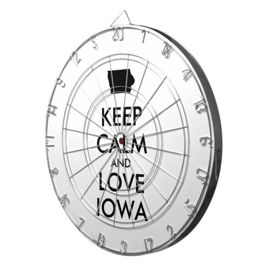 BEHOUD KALM EN VERLIES IOWA DARTBORD (Voorkant Rechts)