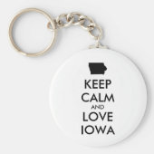 BEHOUD KALM EN VERLIES IOWA SLEUTELHANGER (Voorkant)