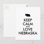 BEHOUD KALM EN VERLIES NEBRASKA BRIEFKAART (Voorkant / Achterkant)