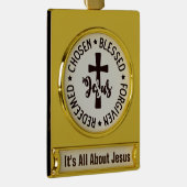 Behoud of ontwerp uw eigen verguld banner ornament (Rechts)