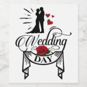 Behoud of ontwerp uw eigen wijn etiket (Enkel label)