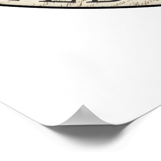 Behoud onze grondwet poster (Hoek)