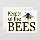 BEHOUD VAN DE BIJEN BRIEFKAART (Voorkant / Achterkant)