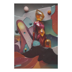 Behoud van haar waardigheid - Ken Gage Art Perfect Poster